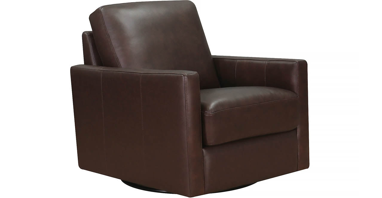 Dillon Swivel Leather Chair